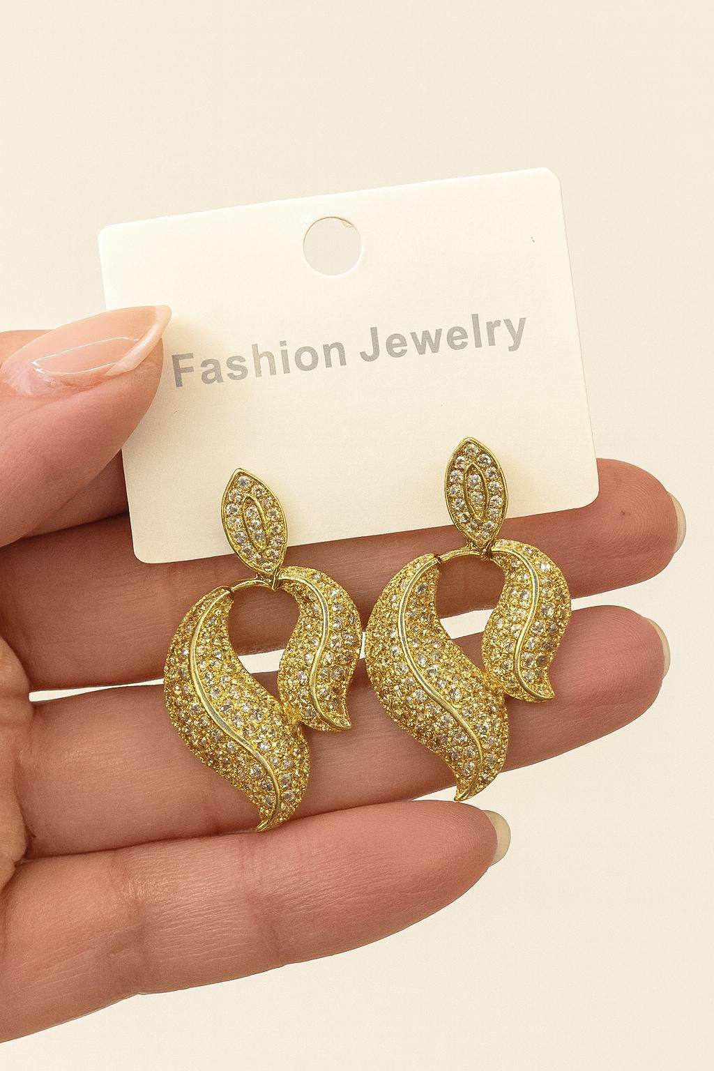 Golden Flame Earring