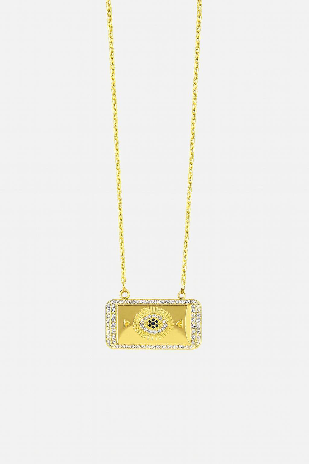 Black Evil Eye necklace