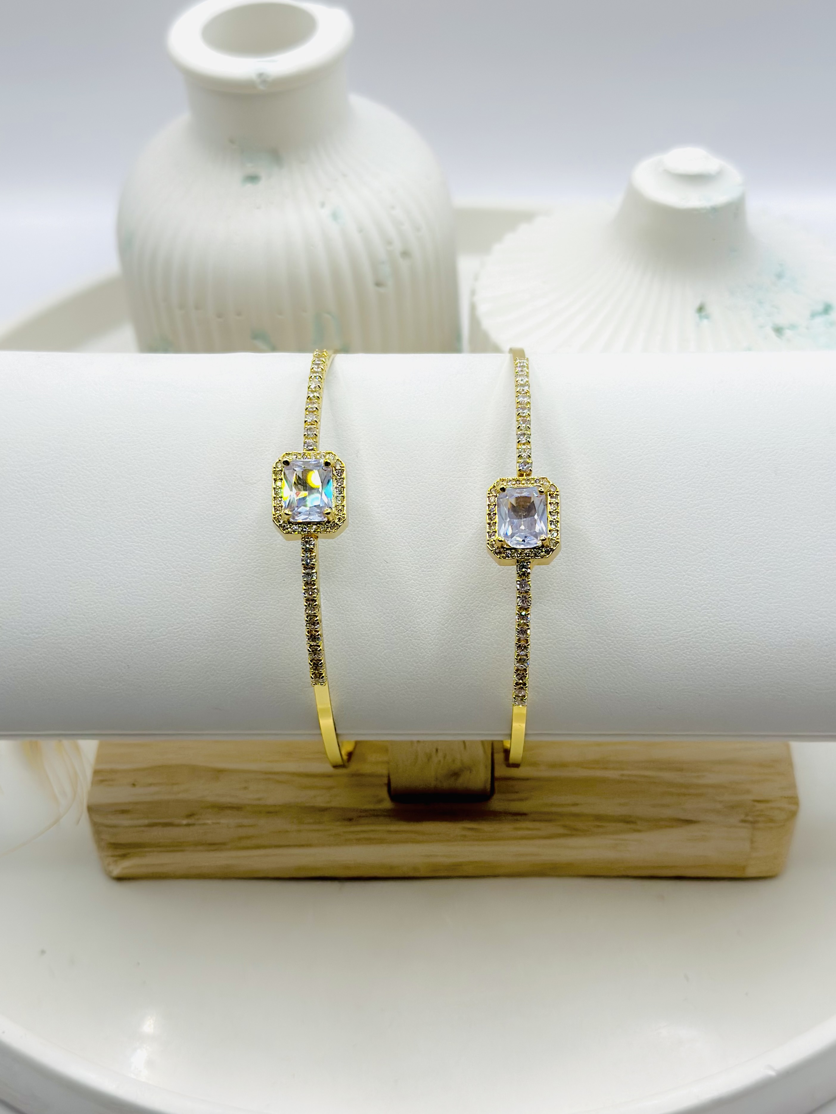 Square Stone bangles