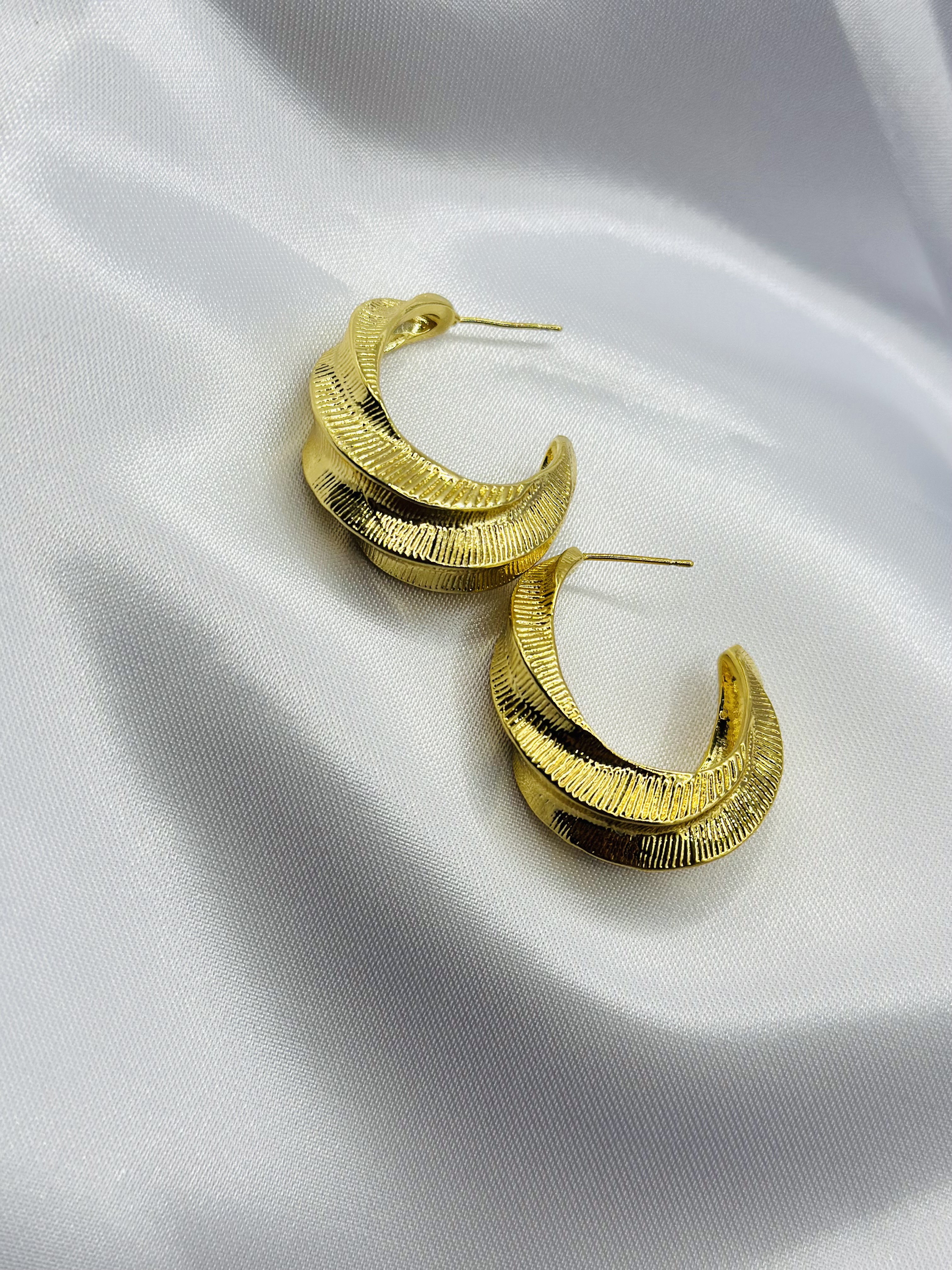 Twist Hoop Earrings